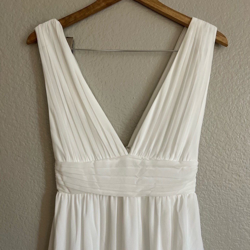 Heavenly Hues White Maxi Dress NWOT - Picture 6 of 8